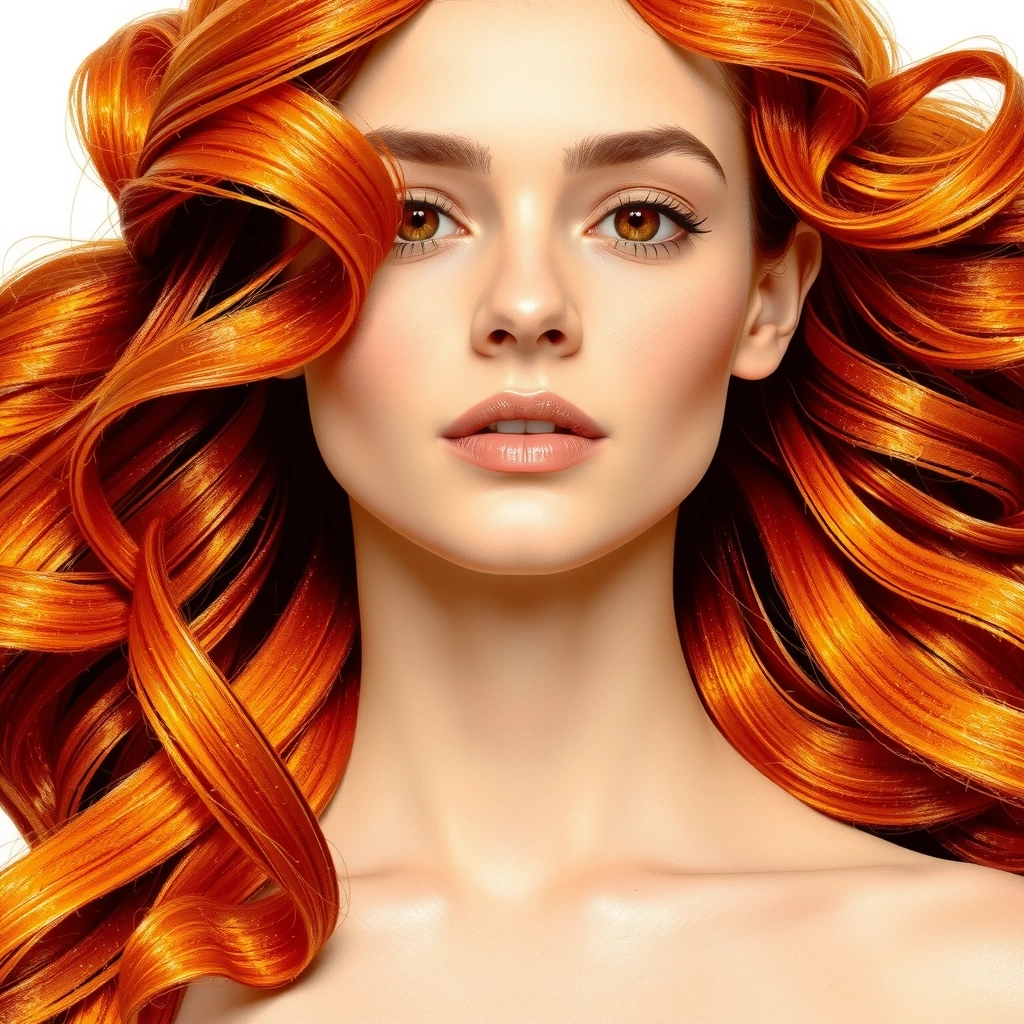 Ilustrație a pielii și părului sănătos.